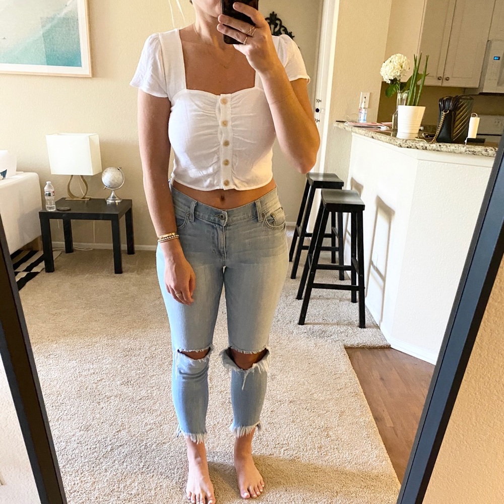 White Crop Top Nordstrom